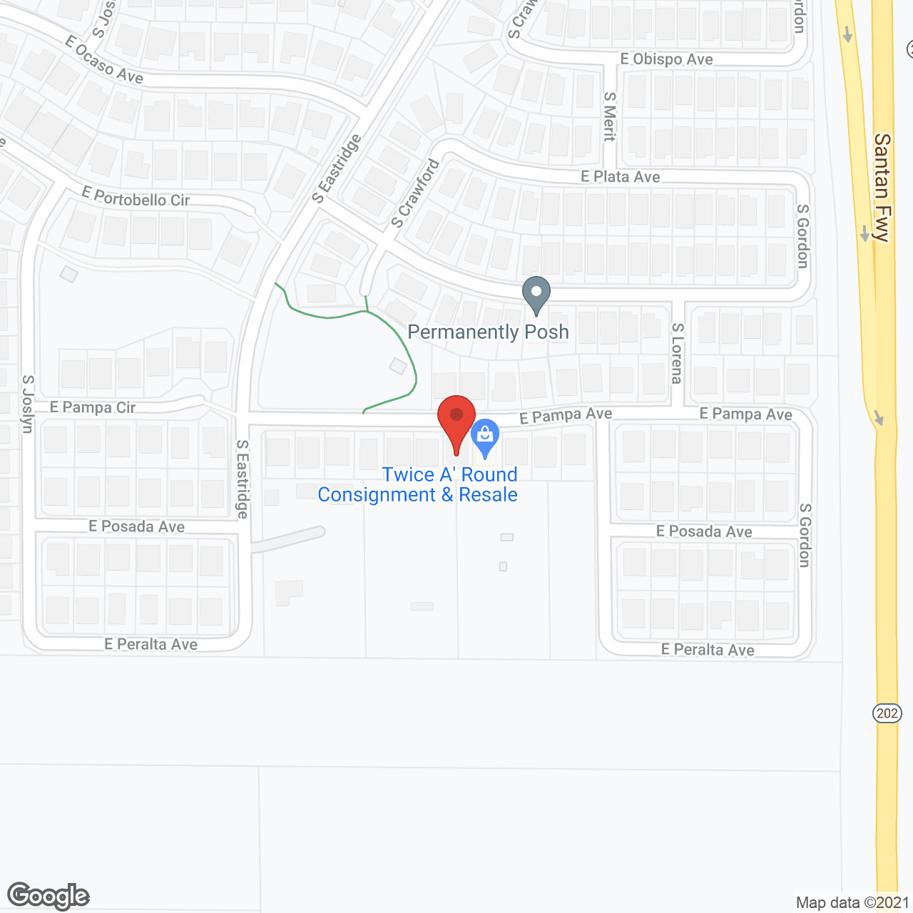 Map of the neighborhood around Amanda's Care Home