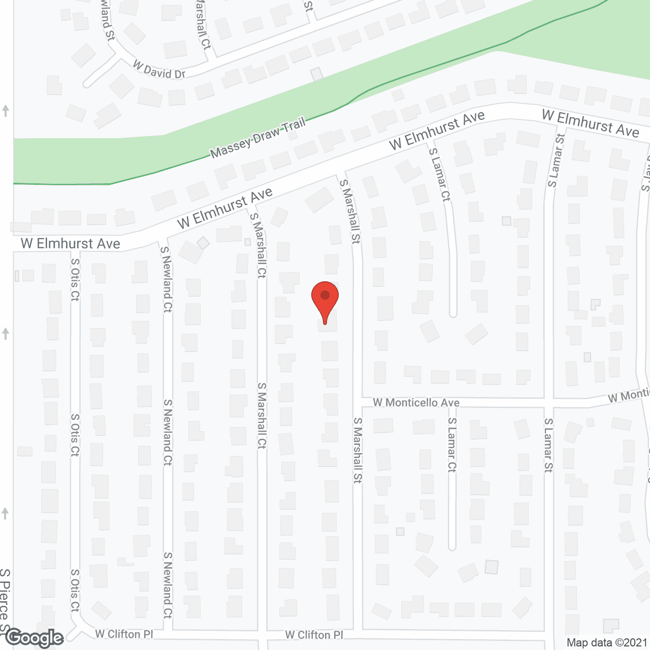 Map of the neighborhood around Alternative Care Homes III