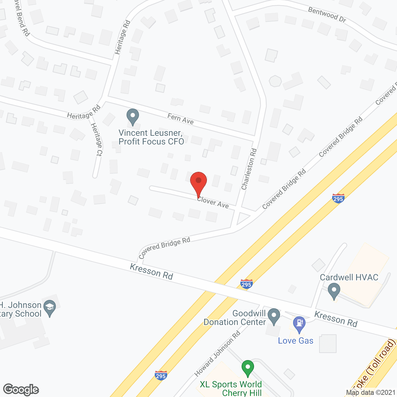 Map of the neighborhood around Vista Ridge of Magnolia