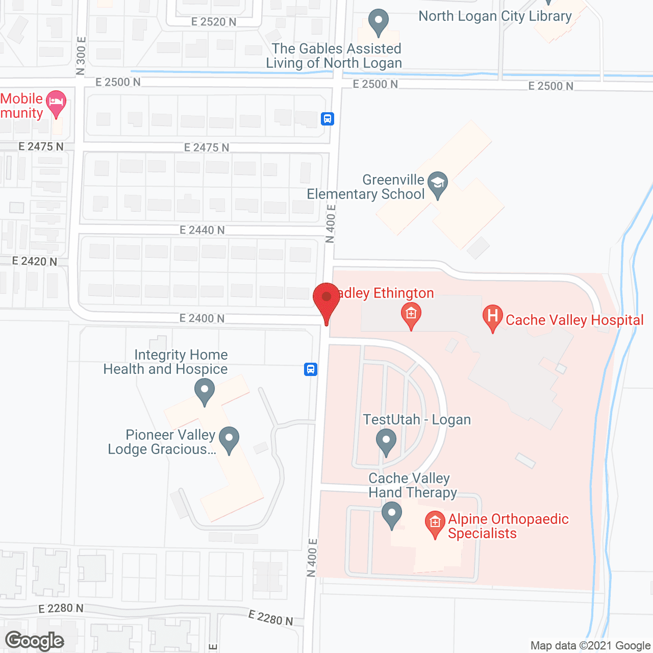 Map of the neighborhood around Pioneer Valley Lodge
