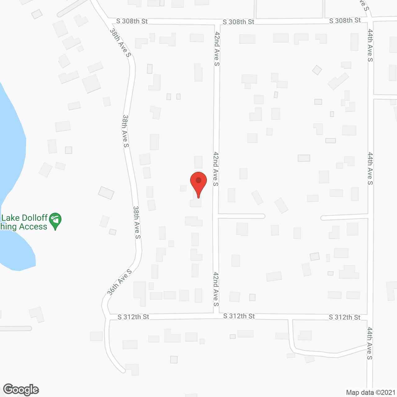 Map of the neighborhood around Helping Hands LMR
