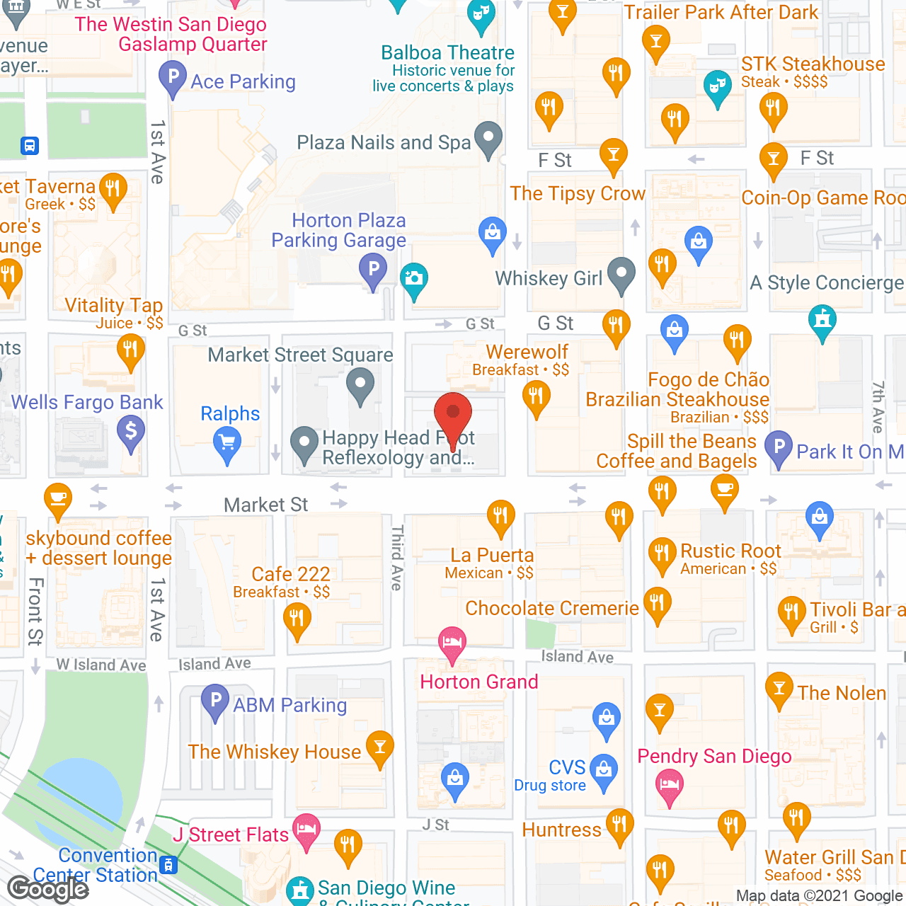 Map of the neighborhood around Lions Community Manor