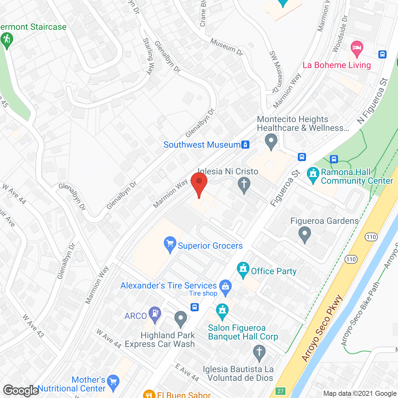 Map of the neighborhood around Discovery 4