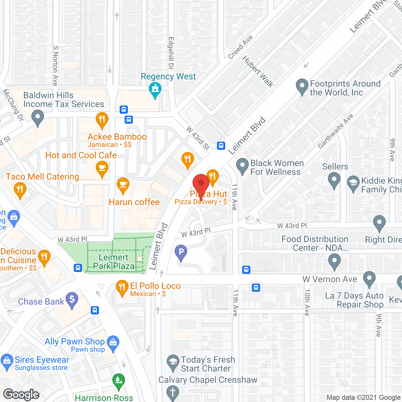 Map of the neighborhood around Walking In the Cloud Enhncmnt