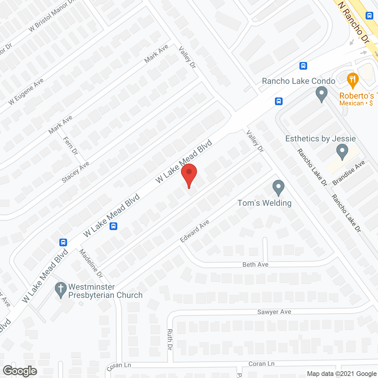 Map of the neighborhood around Meriden Care Home