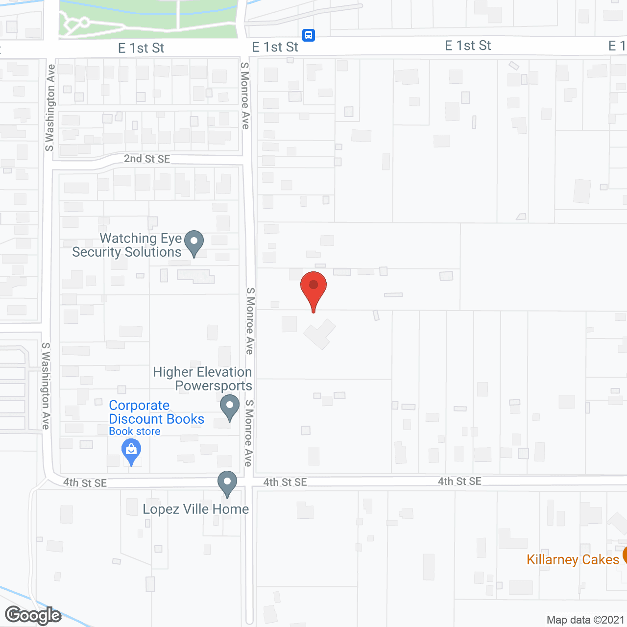 Map of the neighborhood around Big Thompson Manor Inc