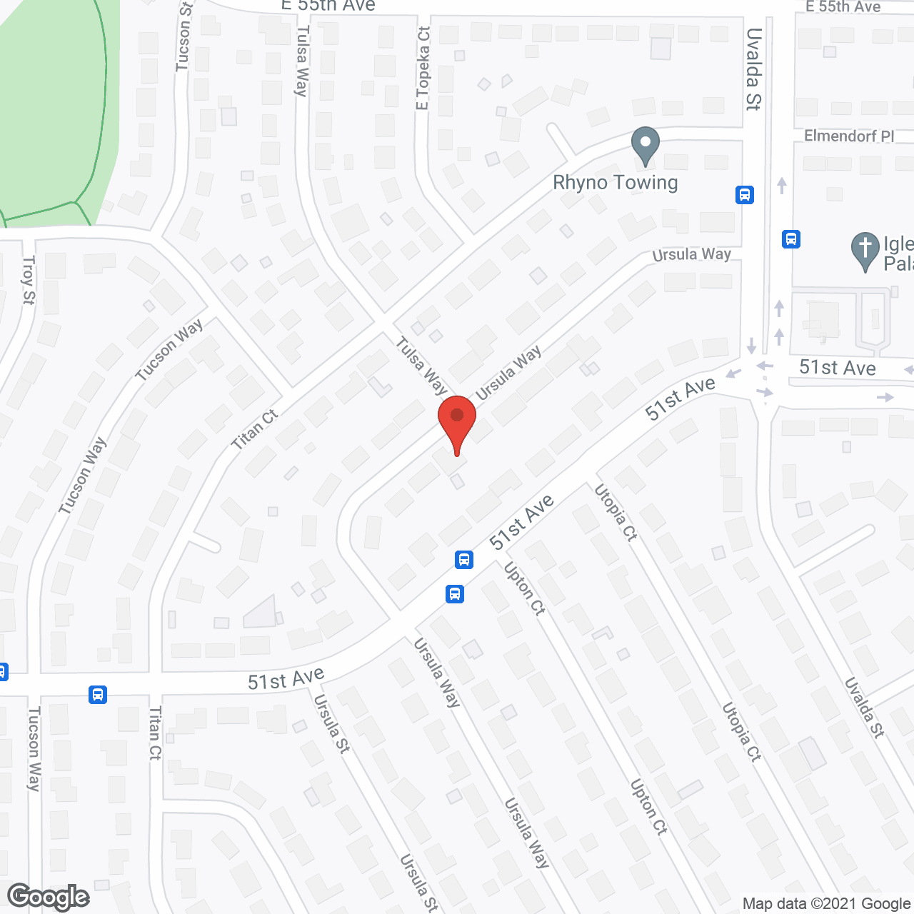 Map of the neighborhood around Faith Homes Inc