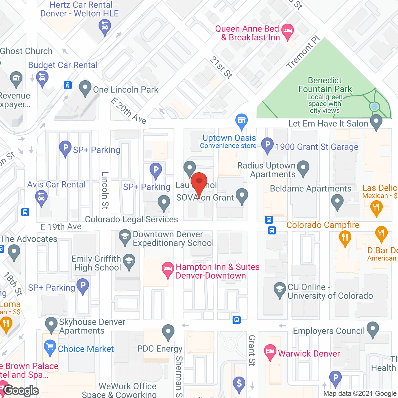 Map of the neighborhood around Drehmoor Apartments