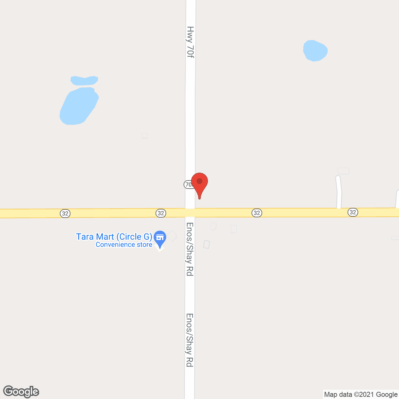 Map of the neighborhood around Texoma Manor Inc