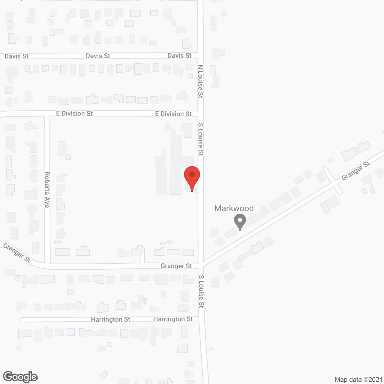 Map of the neighborhood around Jennings Guest House