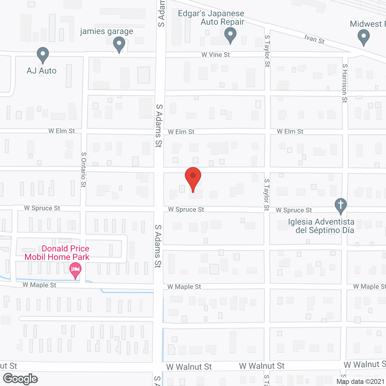 Map of the neighborhood around Alternative Lifestyle Care