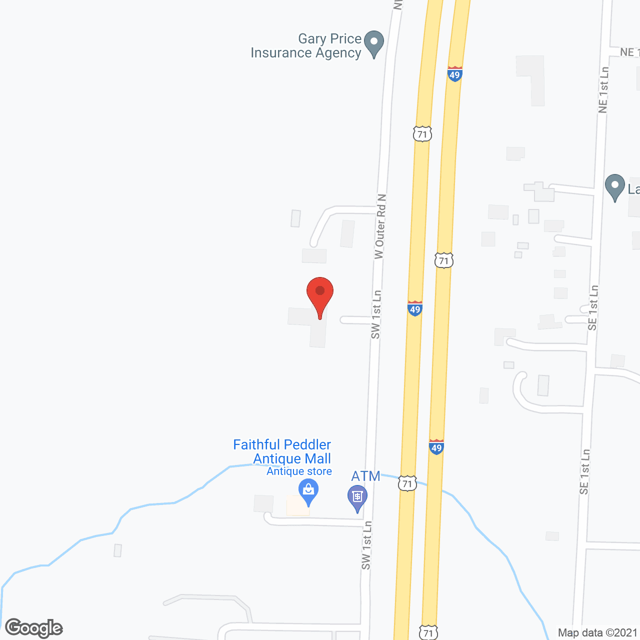 Map of the neighborhood around Maple Senior Living LLC