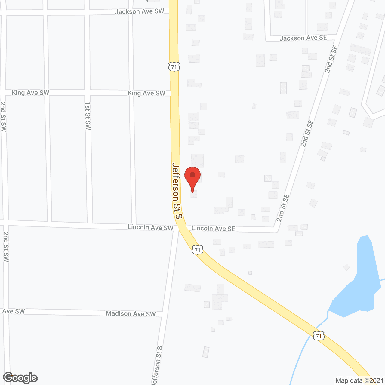 Map of the neighborhood around Comfort Care Cottage