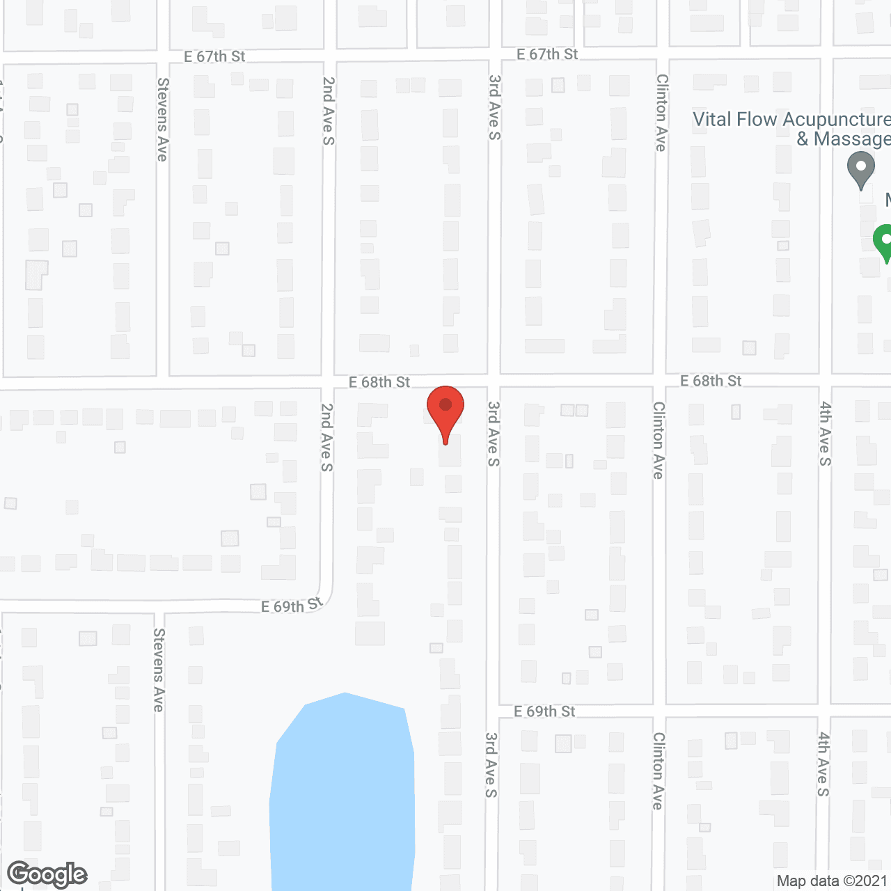 Map of the neighborhood around Richfield Senior Suites
