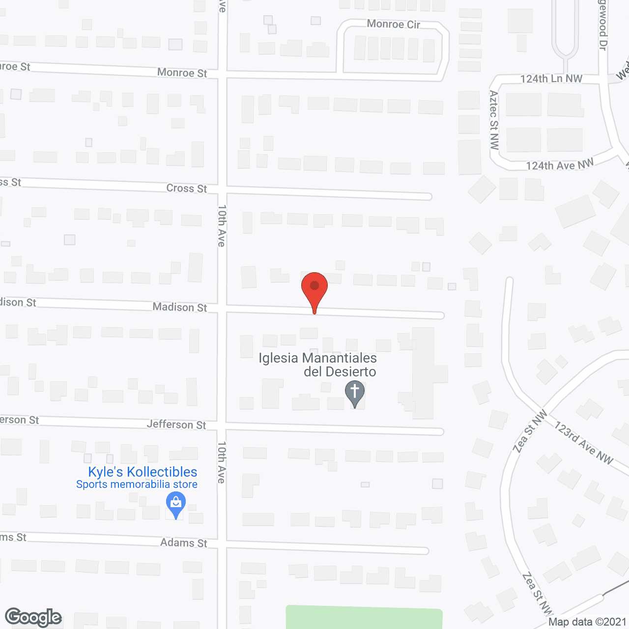Map of the neighborhood around Anoka Good Samaritan Ctr