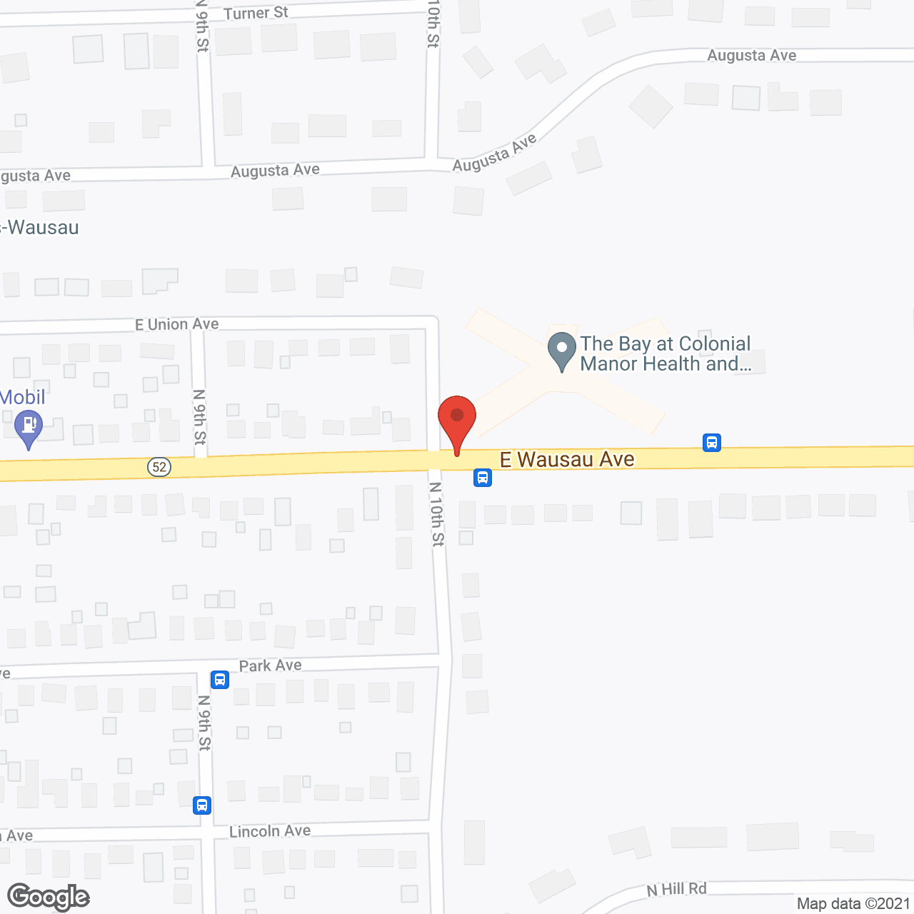 Map of the neighborhood around Colonial Manor Medical and Rehabilitation Center