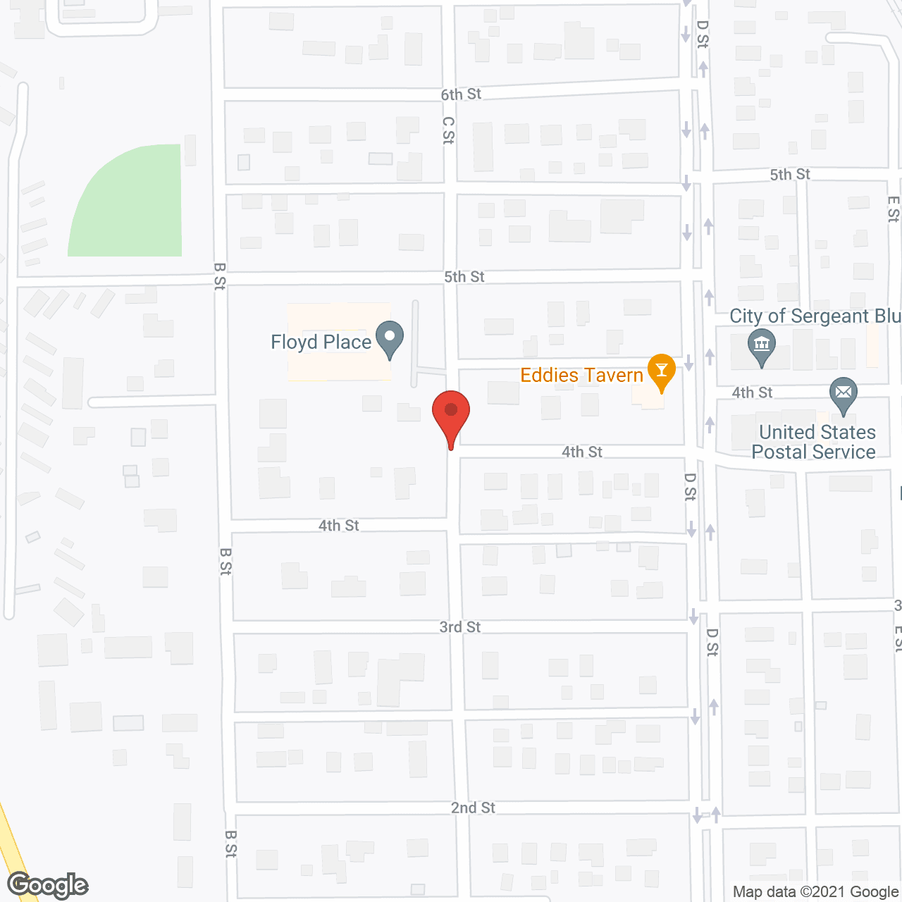 Map of the neighborhood around Floyd Senior Living