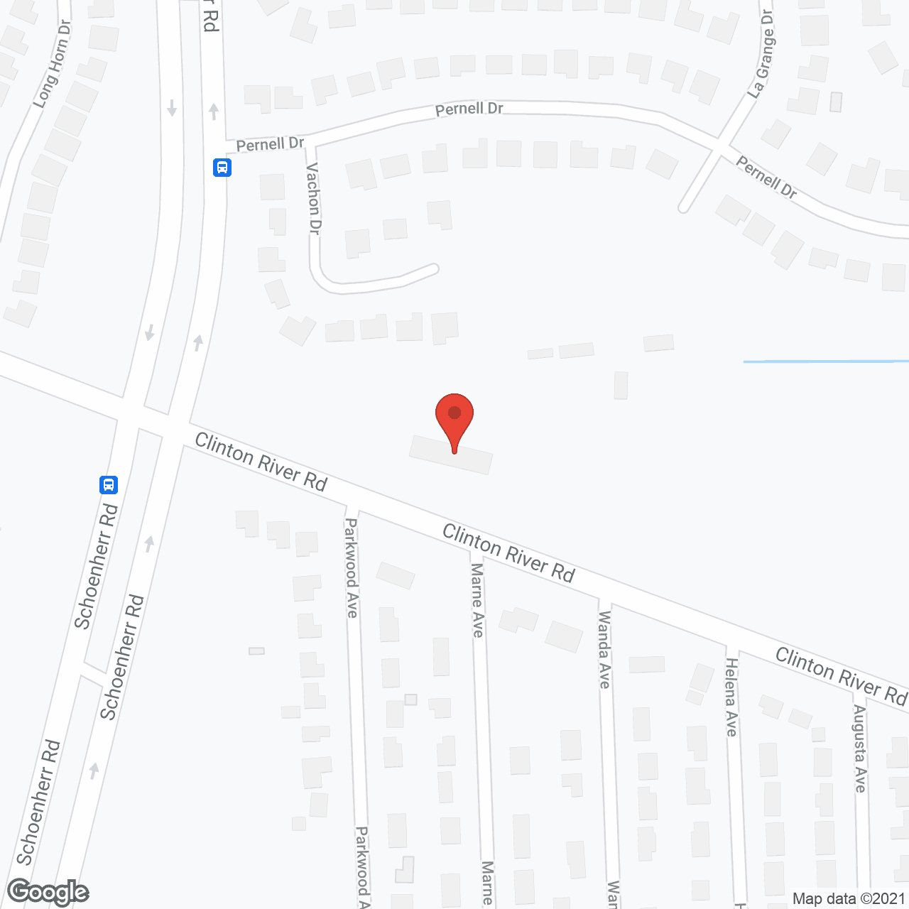 Map of the neighborhood around Polish Army Veterans Invalid