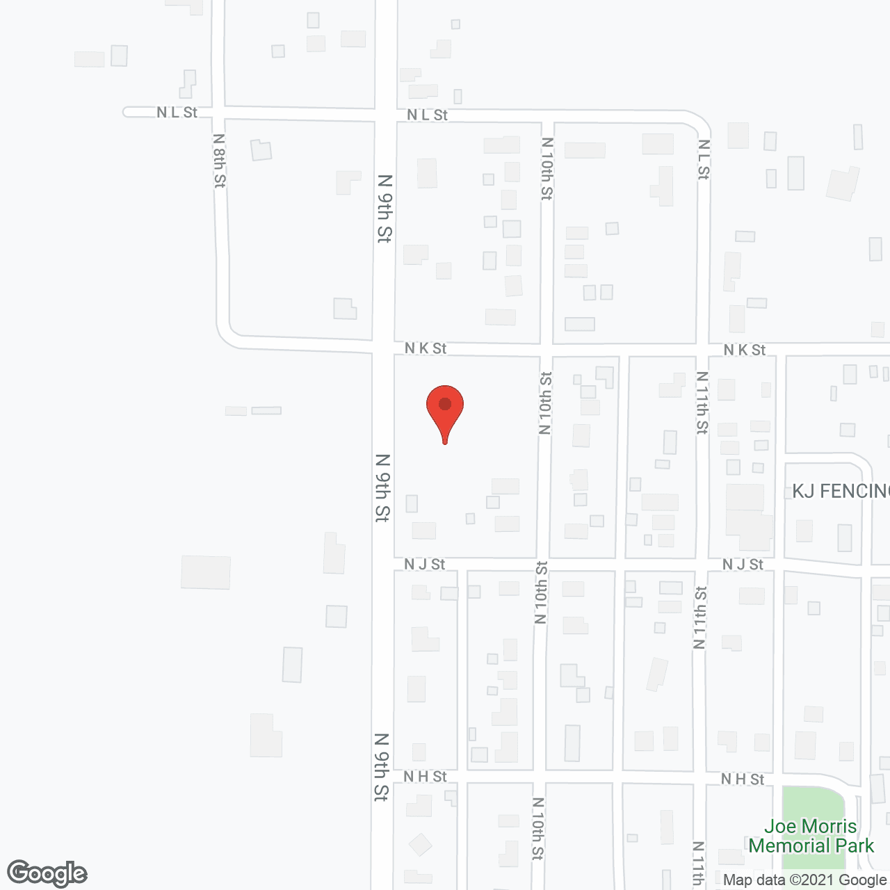 Map of the neighborhood around Dickey Nursing Home Inc