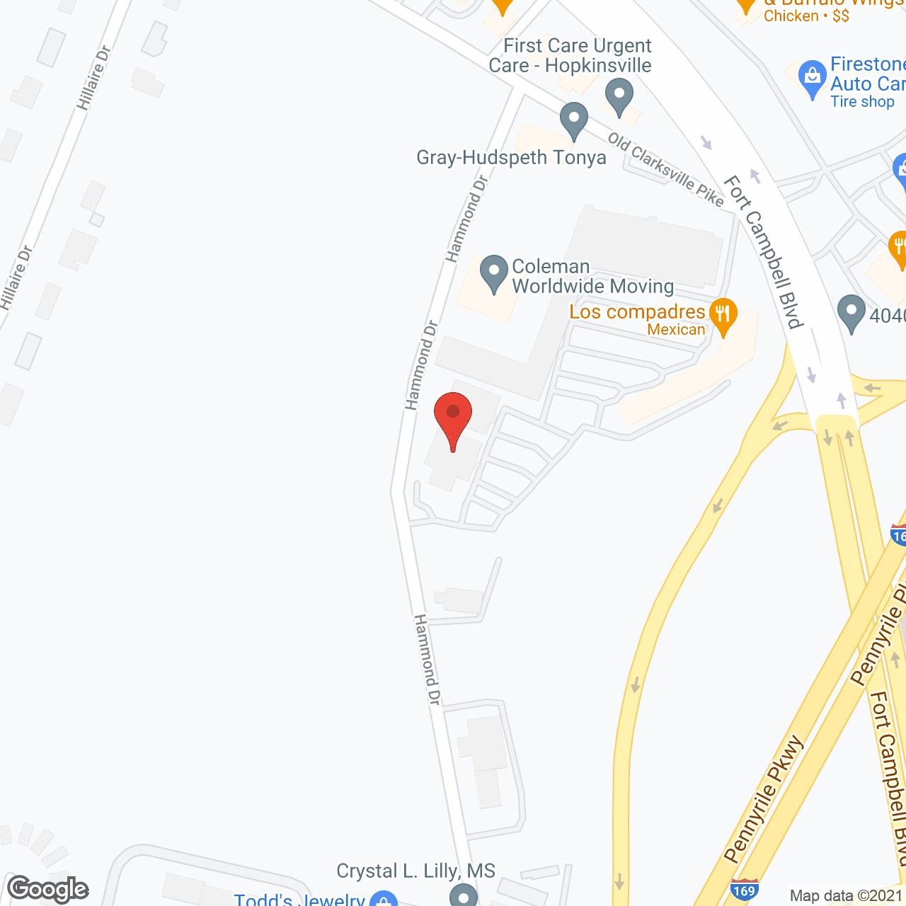 Map of the neighborhood around Western Kentucky Quality
