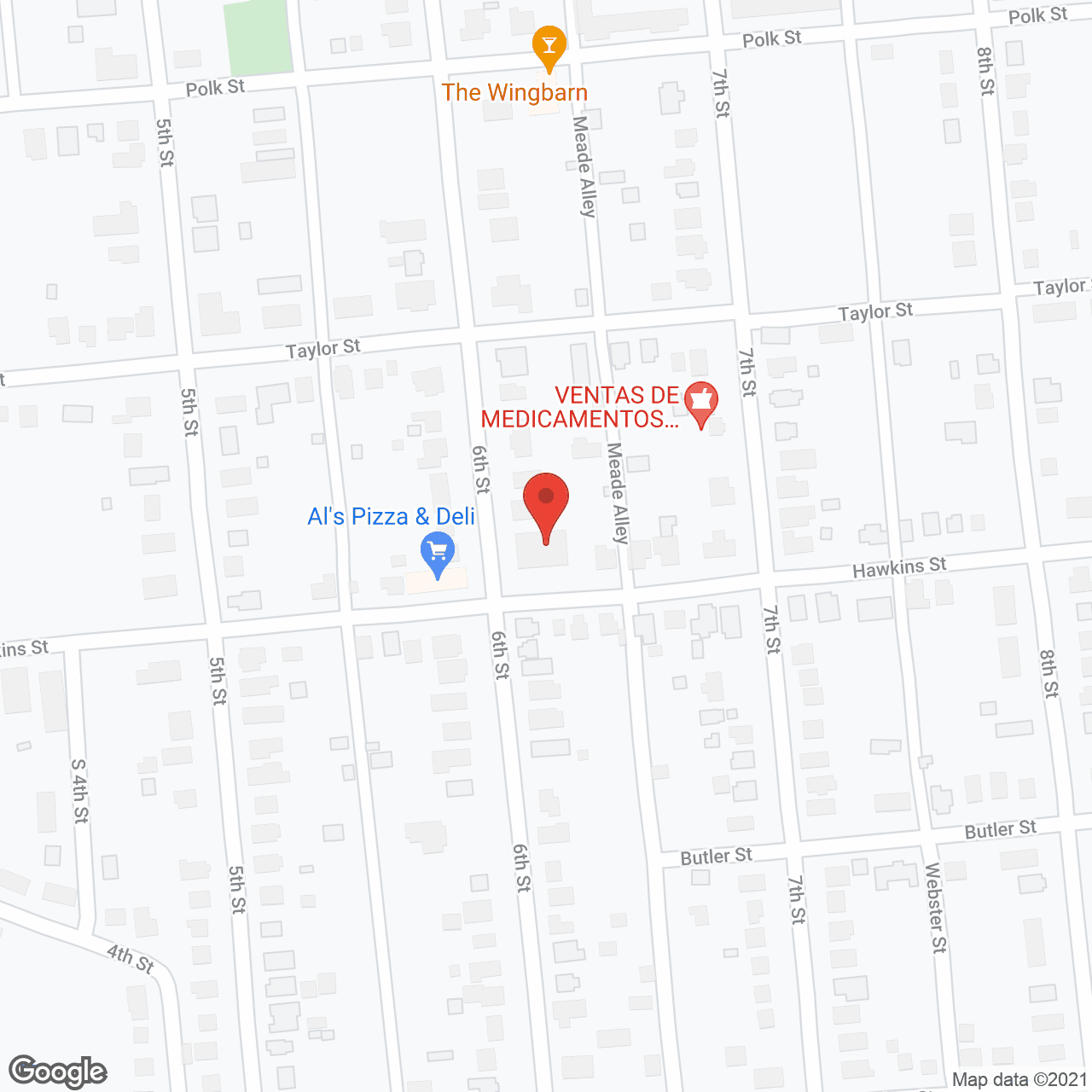 Map of the neighborhood around River Reed Assisted Living