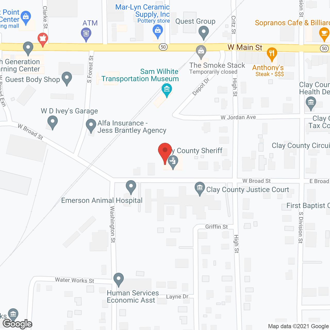 Map of the neighborhood around Waverly Care Home