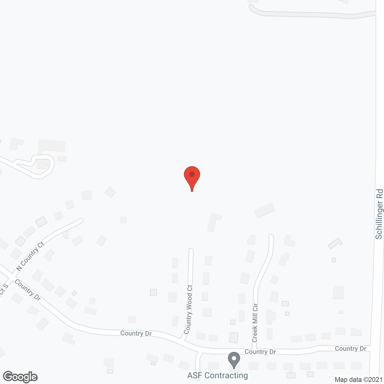 Map of the neighborhood around Lakefront Assisted Living