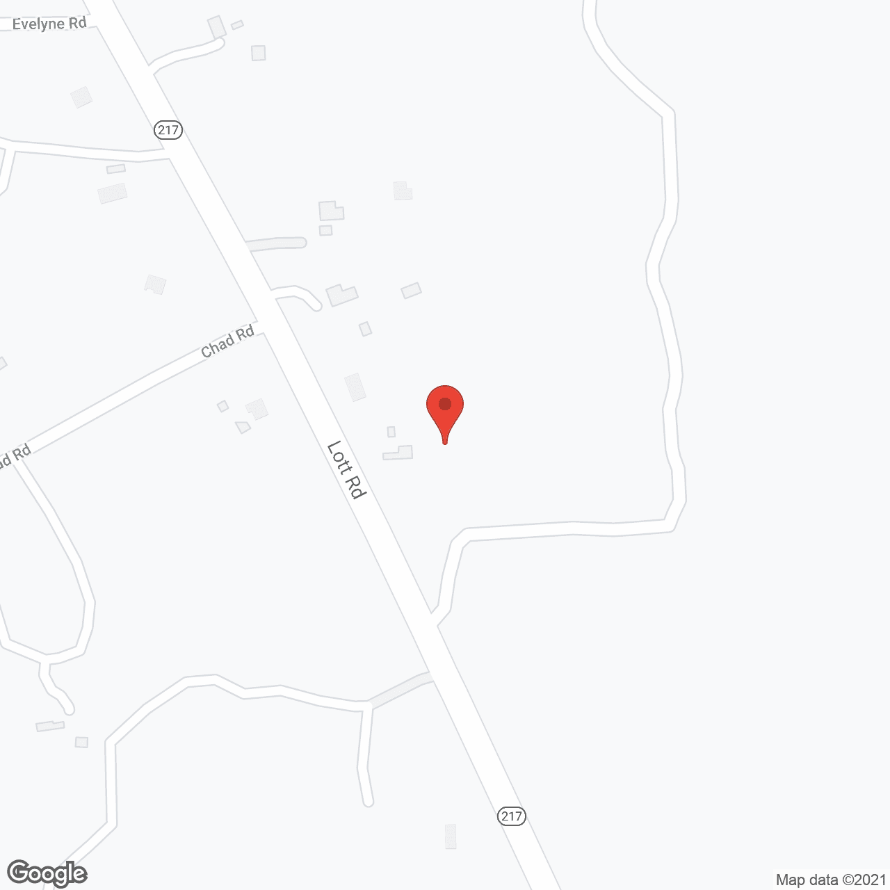 Map of the neighborhood around Williams Way Housing