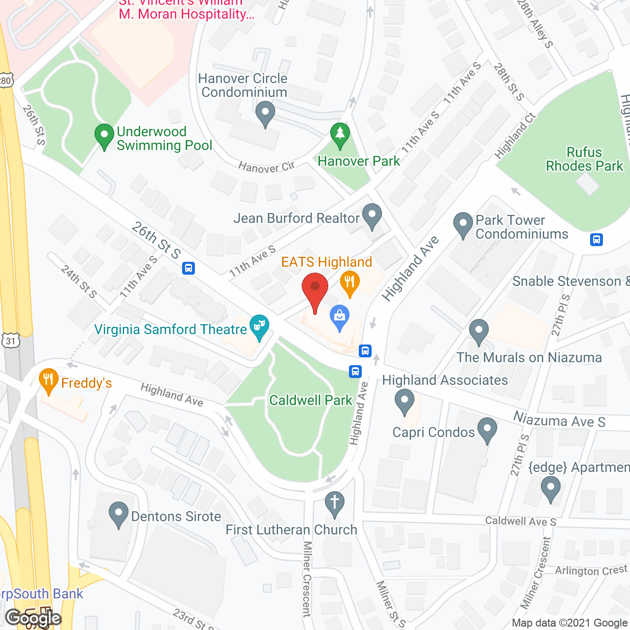 Map of the neighborhood around Mary Lewis Convalescent Ctr