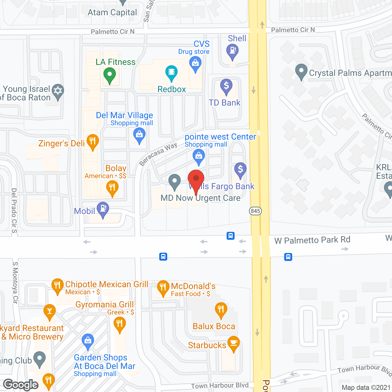Map of the neighborhood around Aging Specialists By Primecare