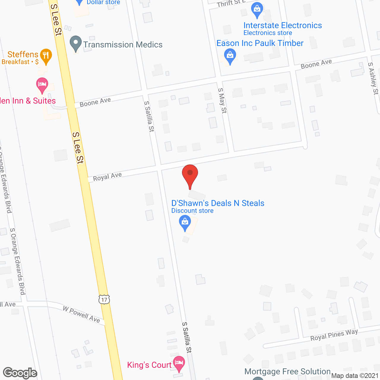 Map of the neighborhood around Camden Assisted Living Ctr