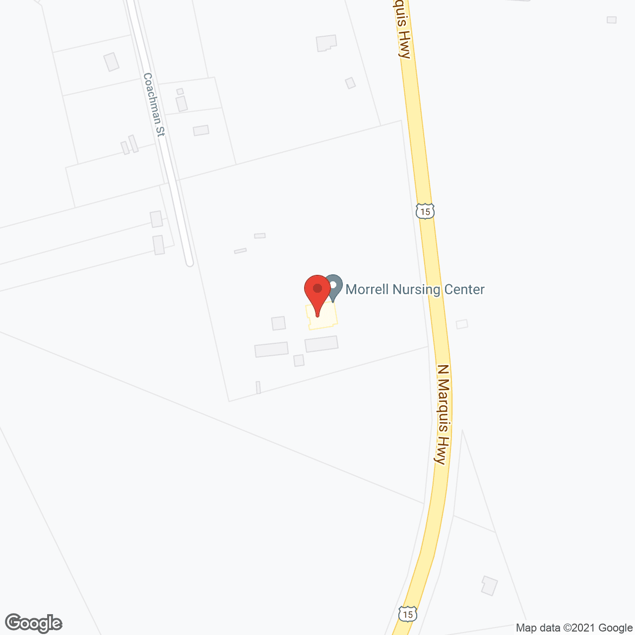Map of the neighborhood around Morrell Memorial Convalescent