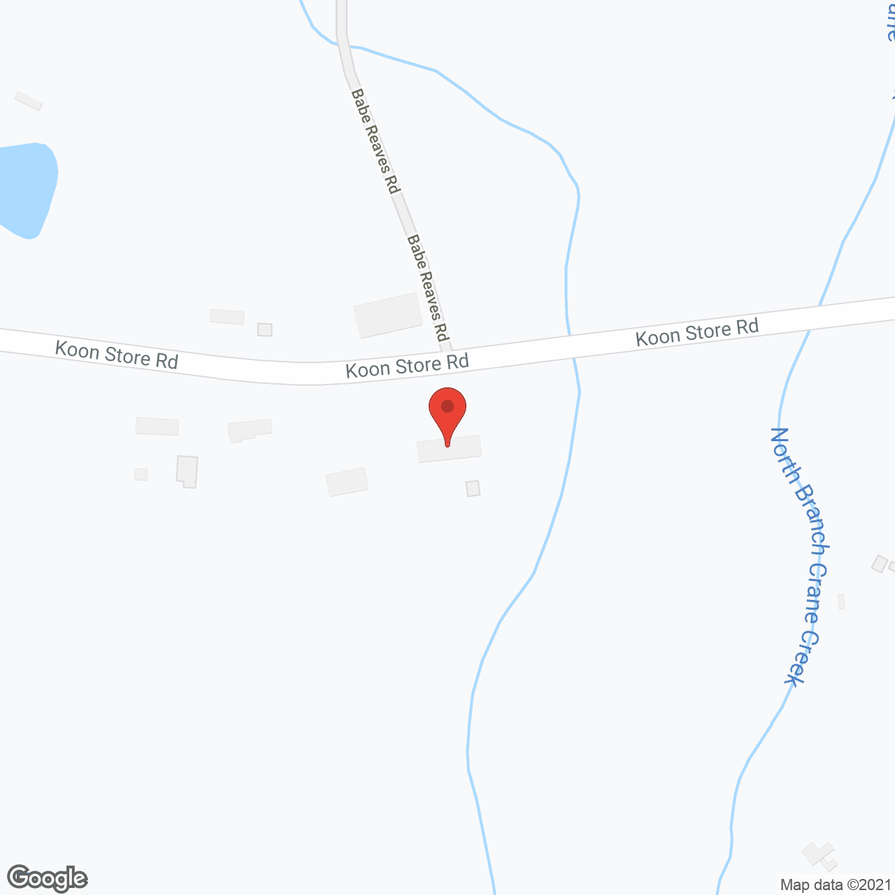 Map of the neighborhood around Miles Residential Care