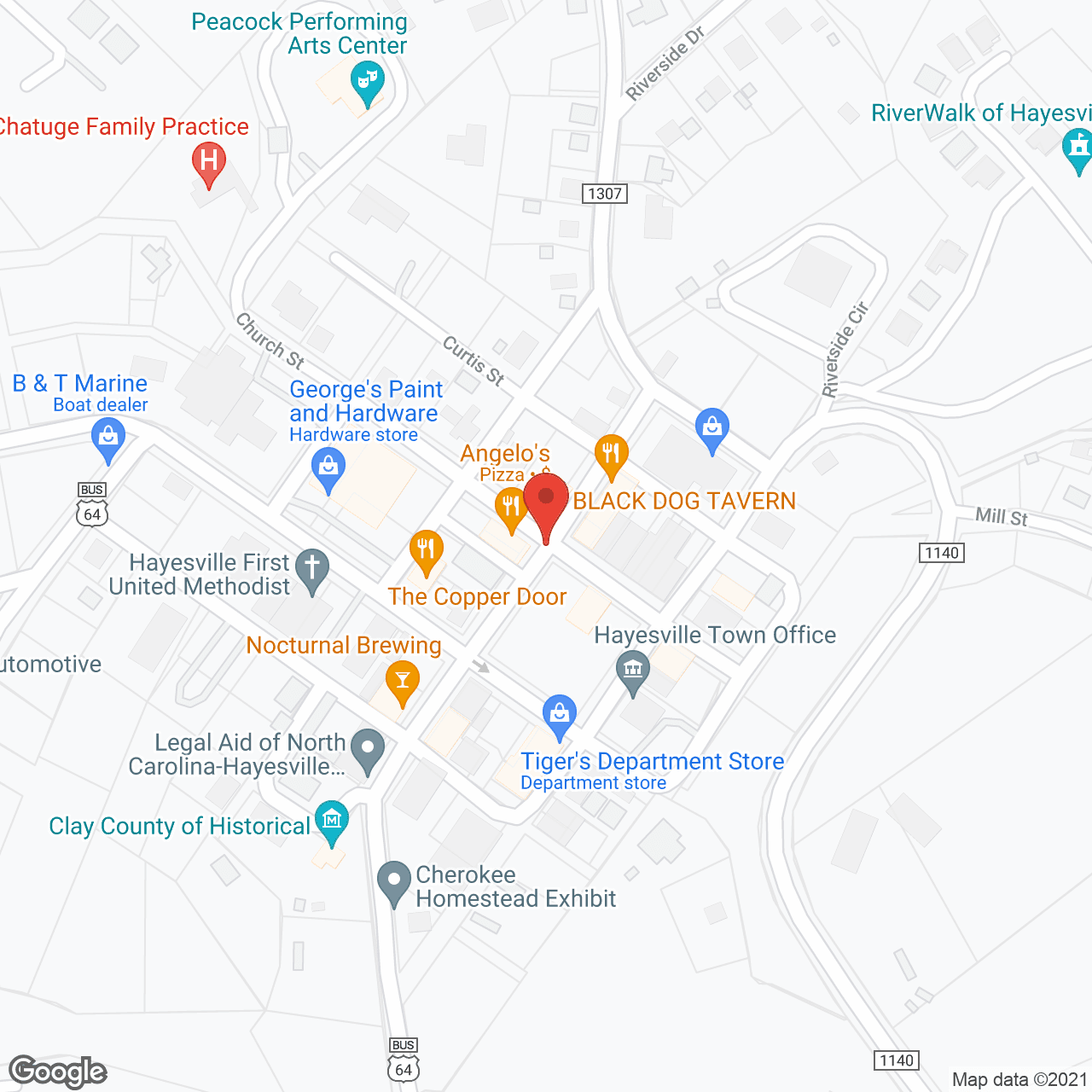 Map of the neighborhood around Paragon Rehabilitation Ctr