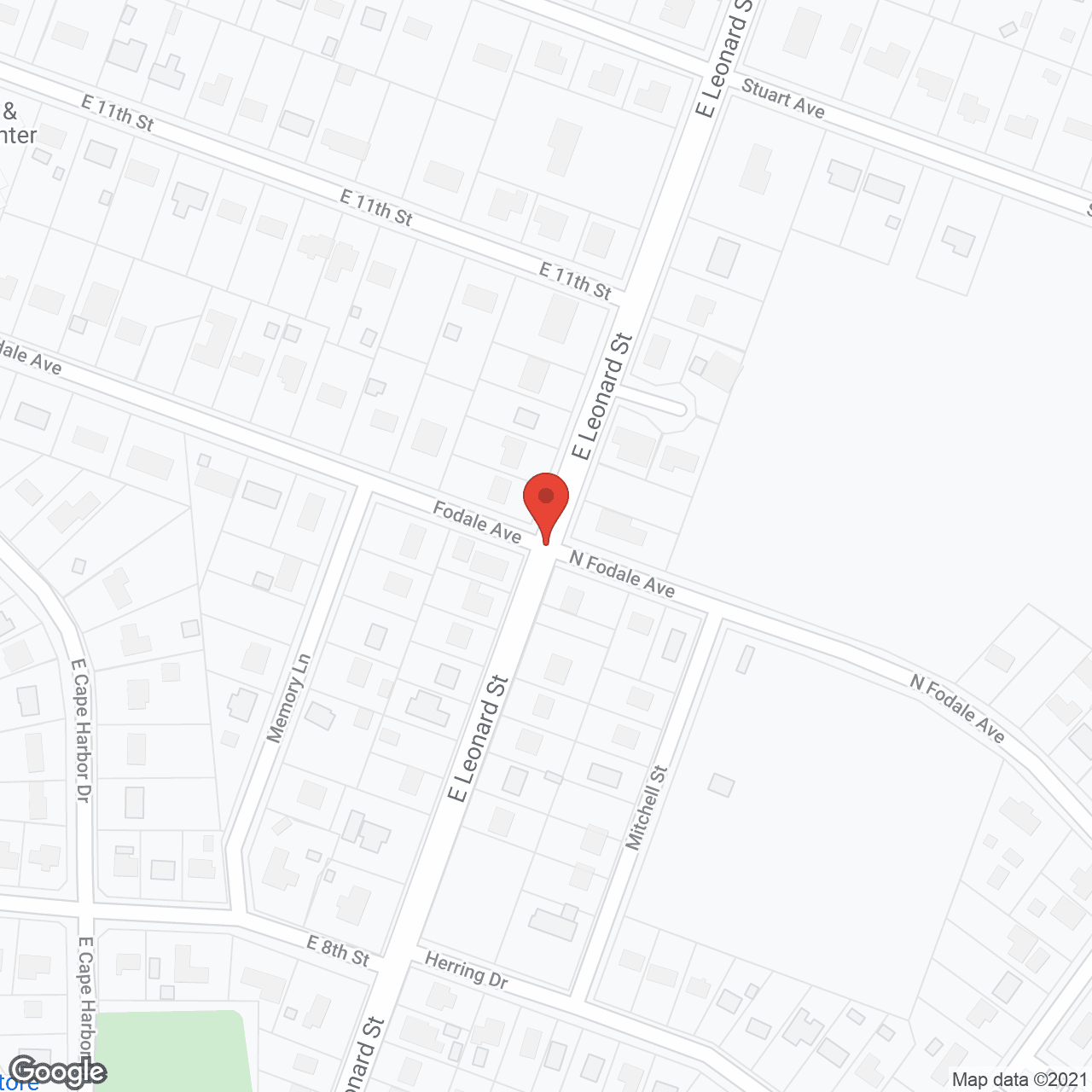 Map of the neighborhood around Ocean Trail Healthcare and Rehabilitation