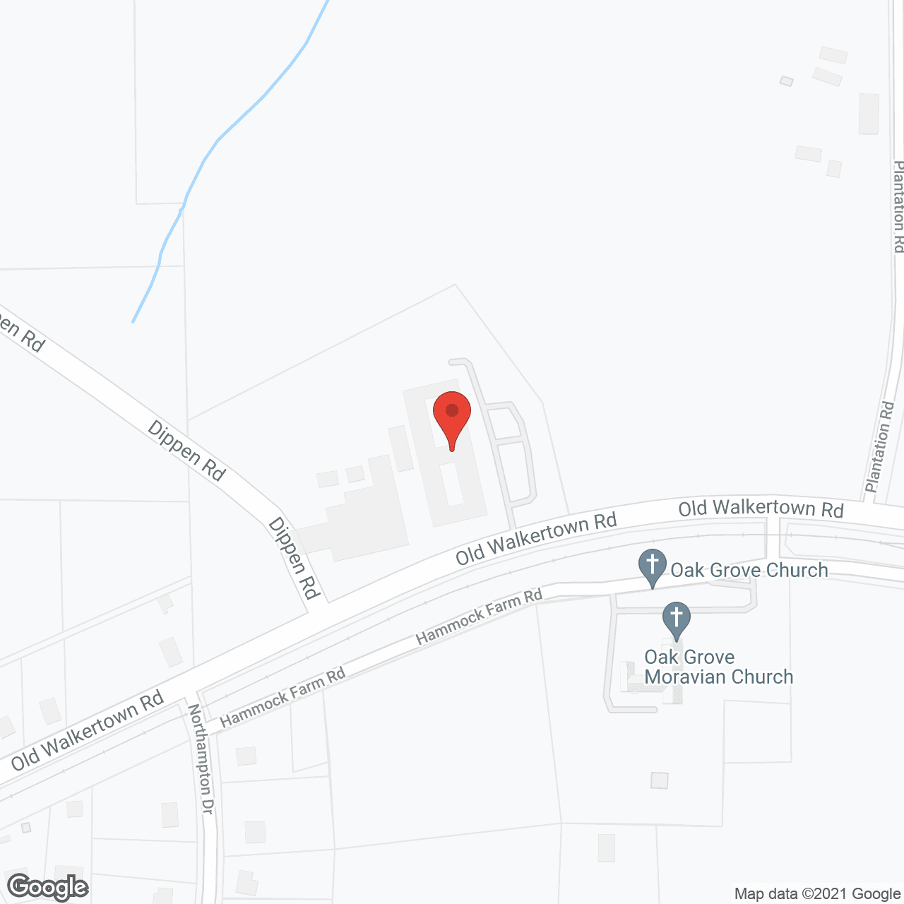 Map of the neighborhood around Lutheran Home