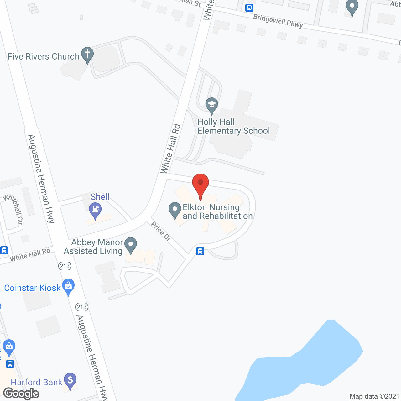 Map of the neighborhood around Elkton Care and Rehabilitation for Elkton