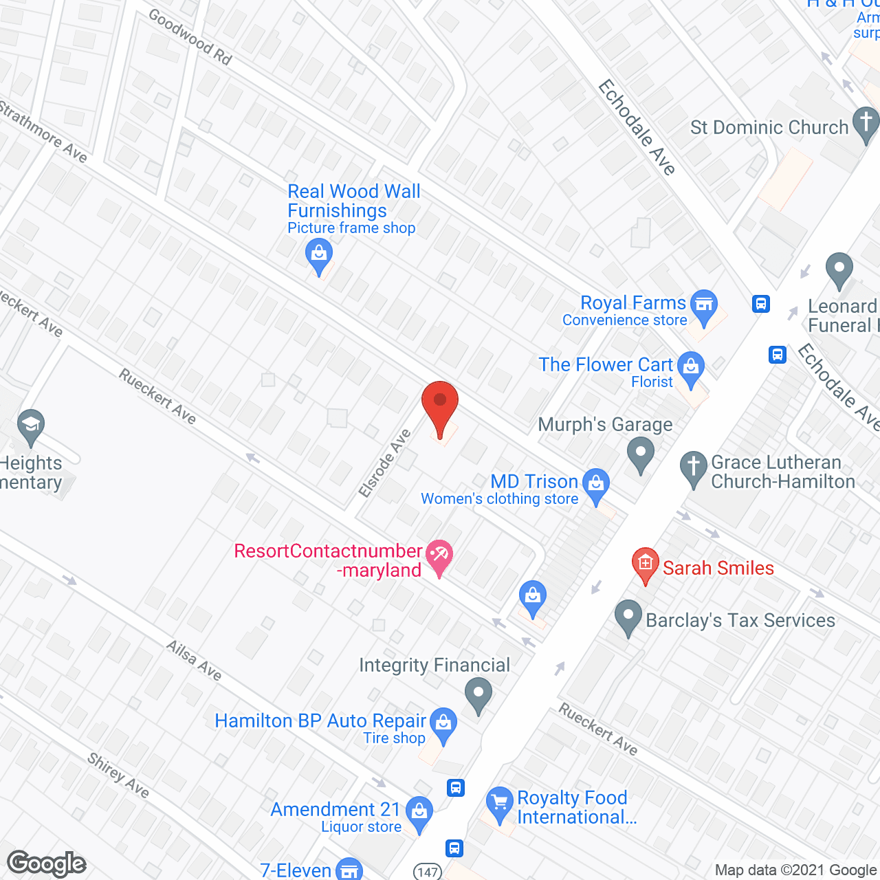 Map of the neighborhood around Integrity Esthers Place at Strathmore