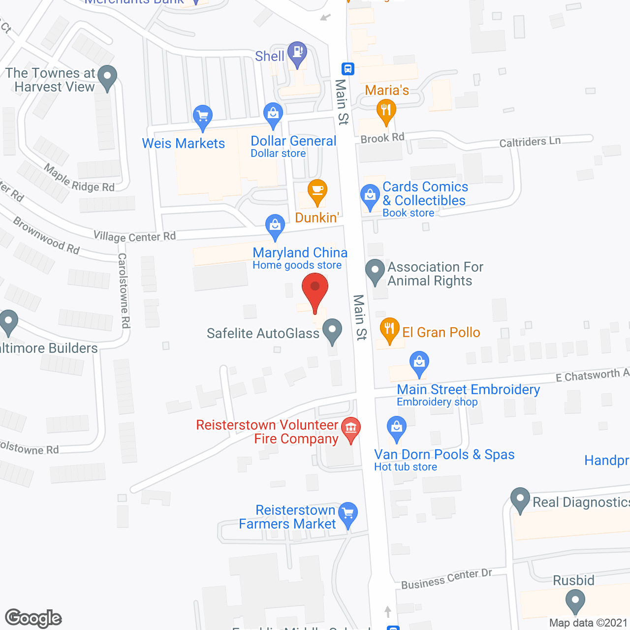 Map of the neighborhood around Best Care Assisted Living -  North Reisterstown