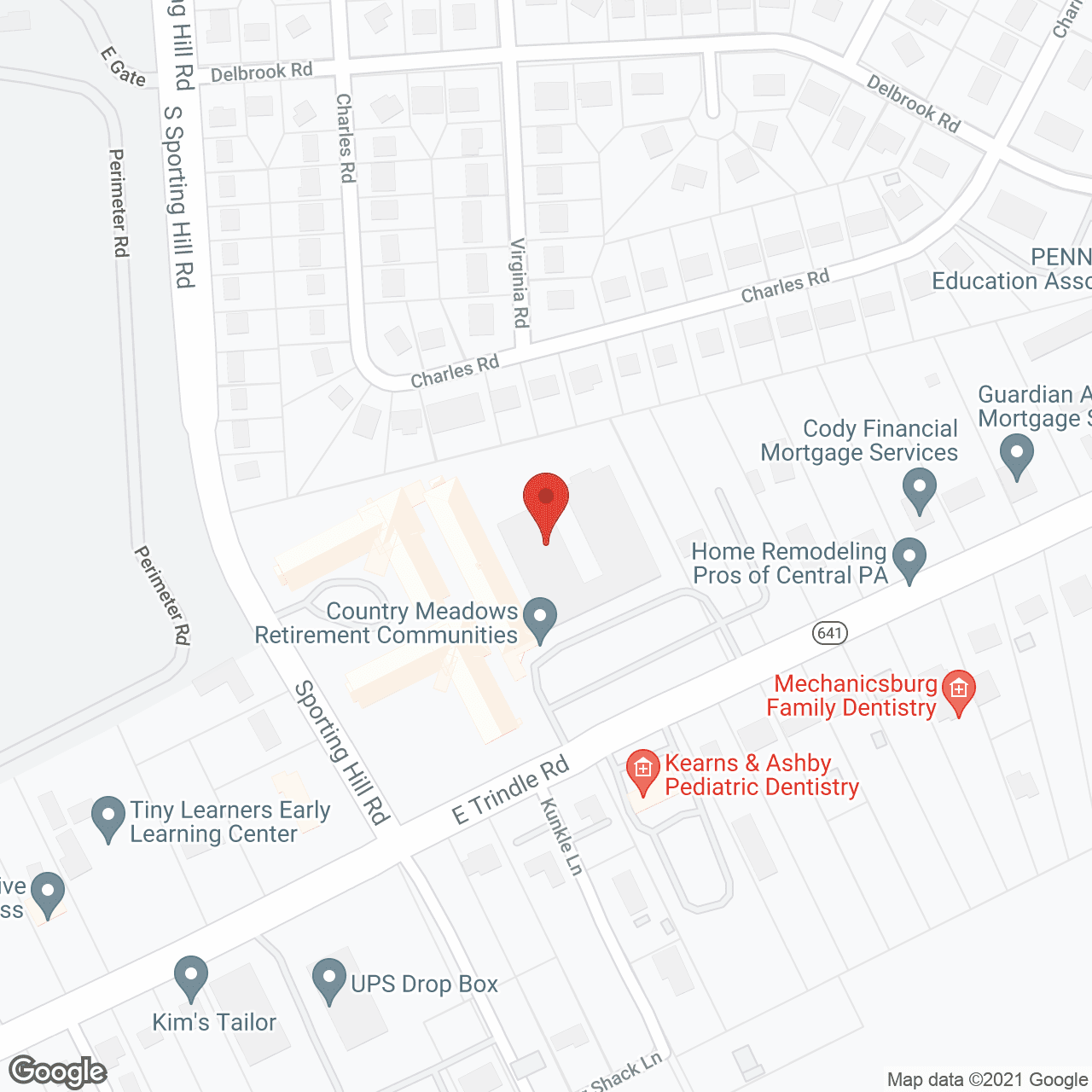 Map of the neighborhood around Country Meadows Of West Shore