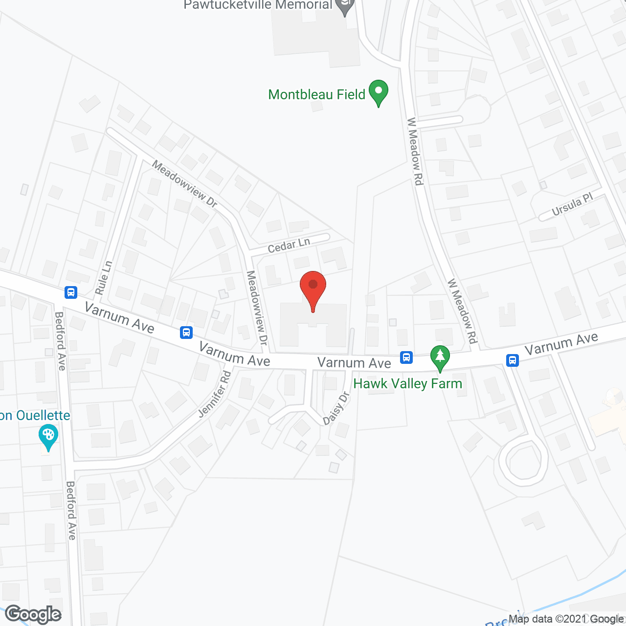 Map of the neighborhood around Glenwood Care and Rehabilitation Center