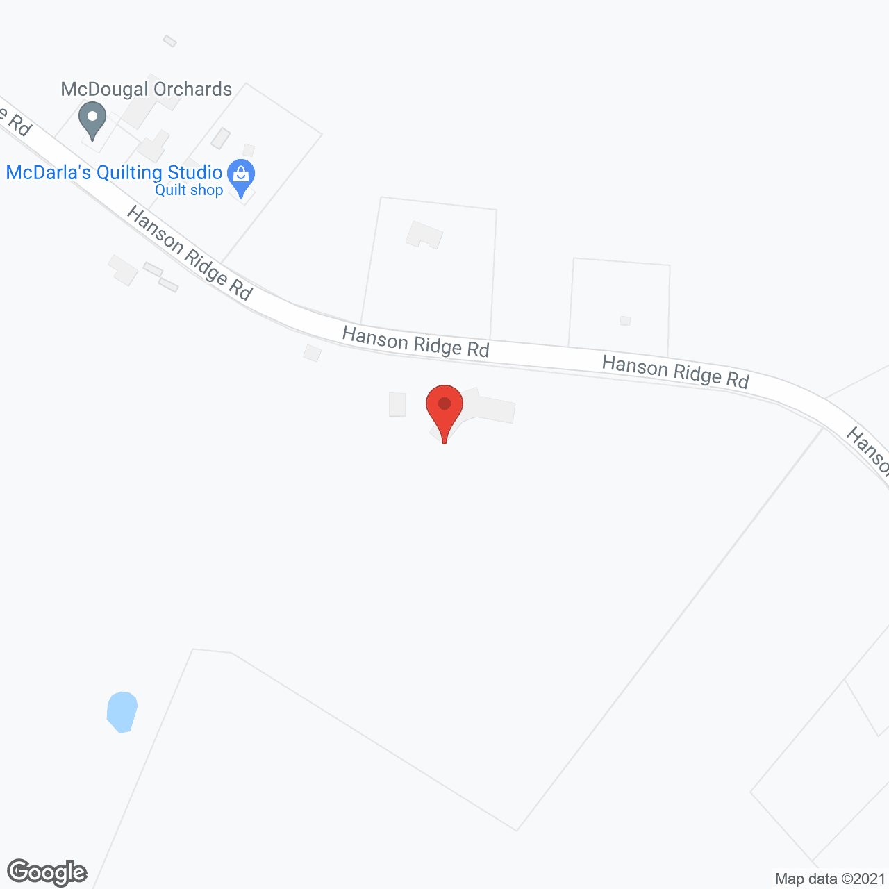 Map of the neighborhood around Mountain View Residential Care