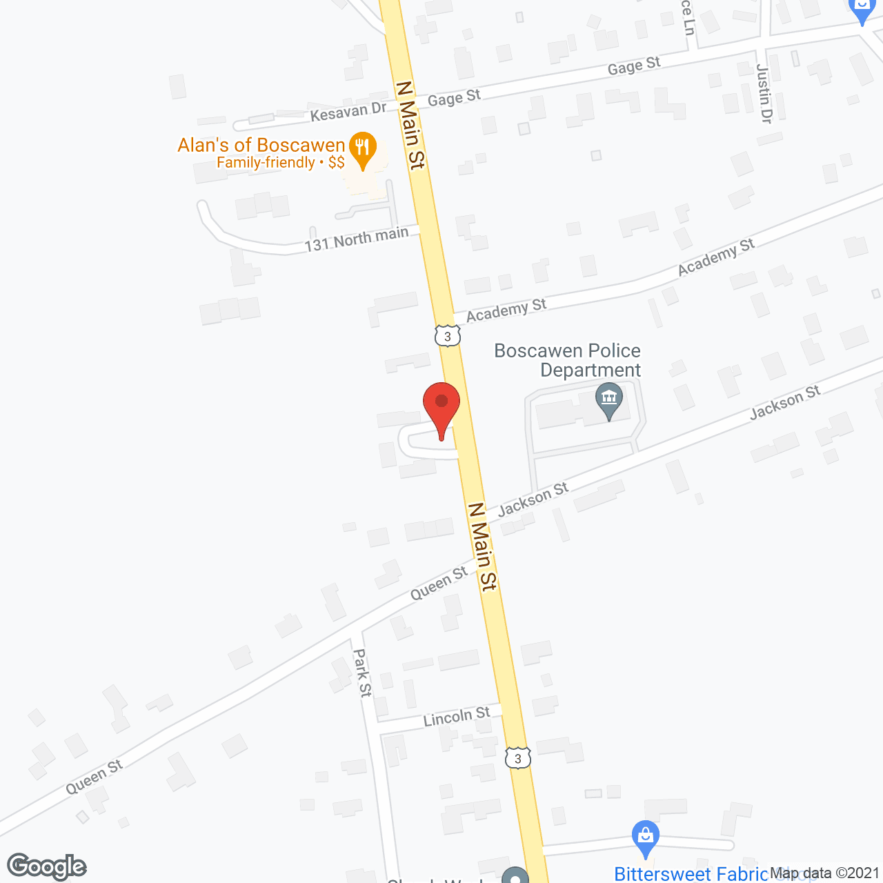 Map of the neighborhood around Penny Lane Shared Home-Elderly
