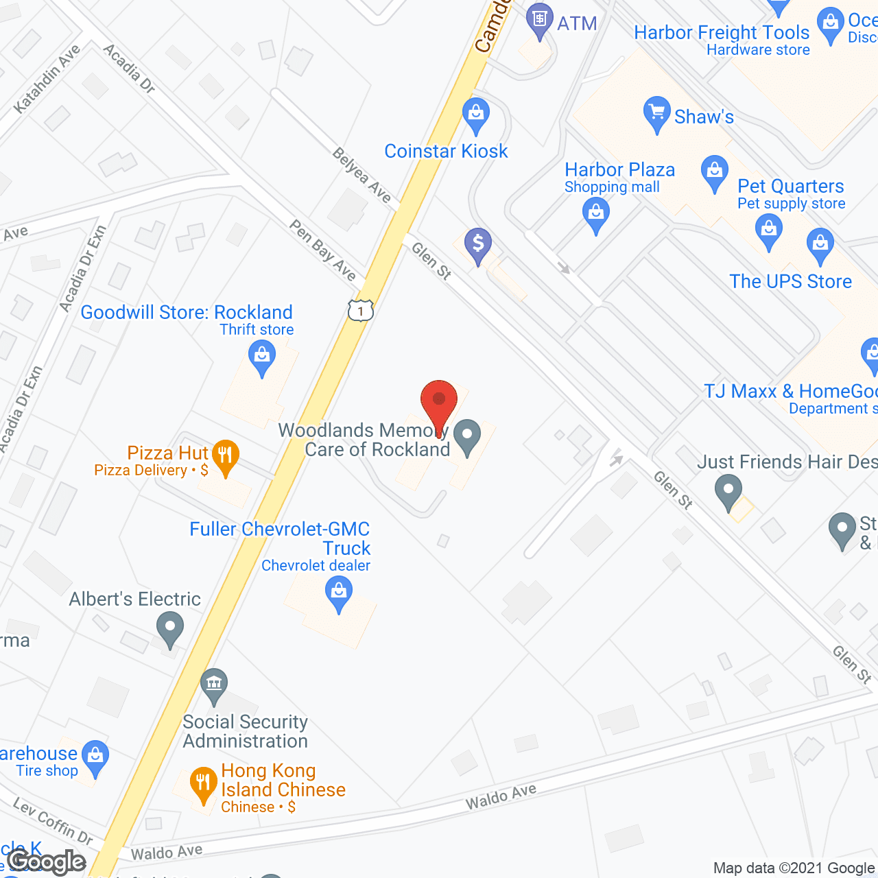 Map of the neighborhood around Woodlands Memory Care Of Rockland