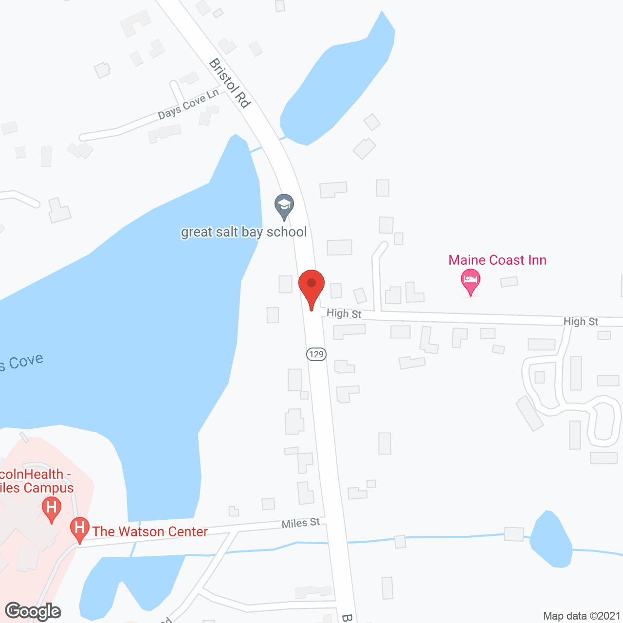 Map of the neighborhood around High Meadow Apartments