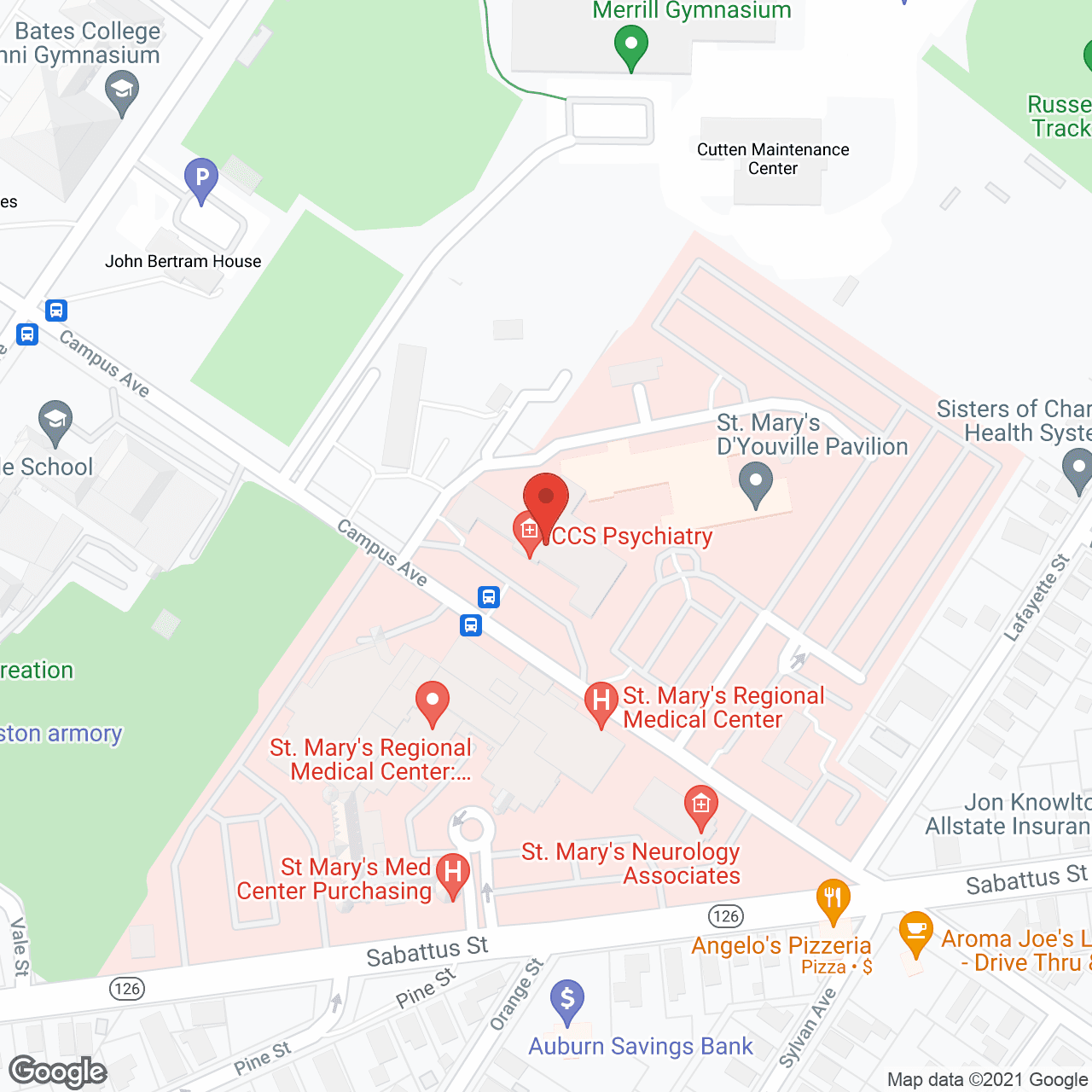 Map of the neighborhood around Maison Marcotte Housing
