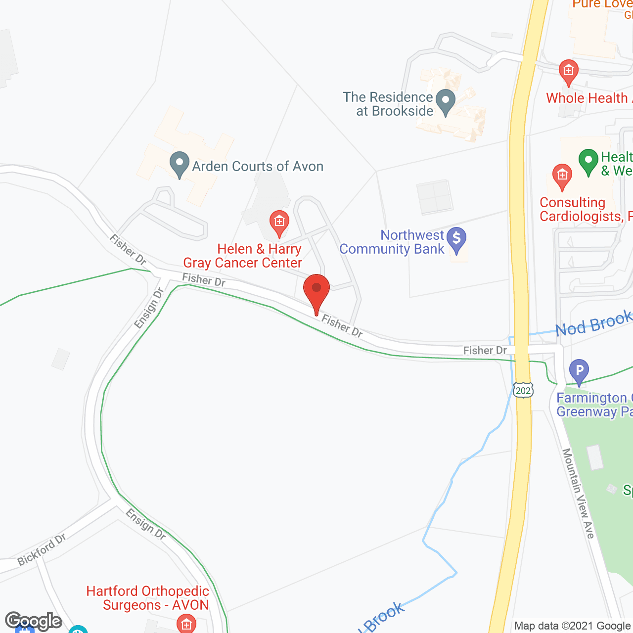 Map of the neighborhood around Arden Courts A ProMedica Memory Care Community in Avon