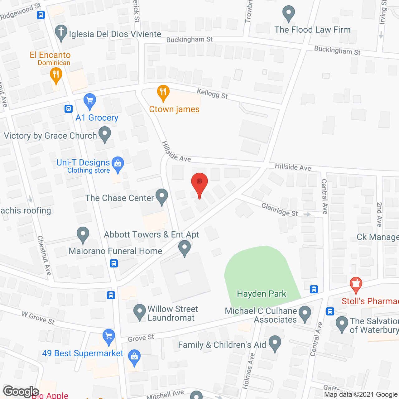 Map of the neighborhood around Manor On Pine Street, LLC