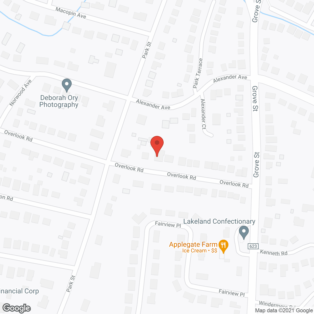 Map of the neighborhood around Horizon Manor North Residential Healthcare Facility