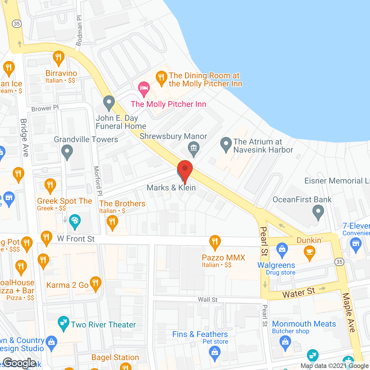 Map of the neighborhood around River House Senior Boarding